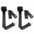 Geared2Golf Standard 2 Point Black Retractable Bucket Seat Belt Kit with 2 Belts for 1982-1992 Camaro GE1350117